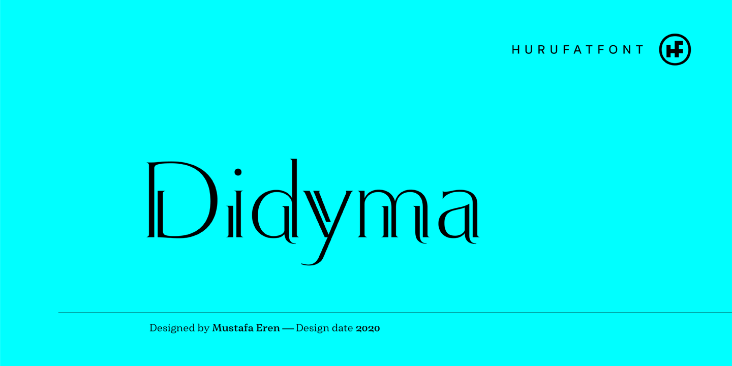 Didyma Regular Font preview
